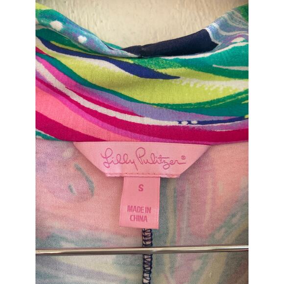 EUC Lilly Pulitzer Margate Bright Don't Leave Me Hanging Dress S - Picture 6 of 10